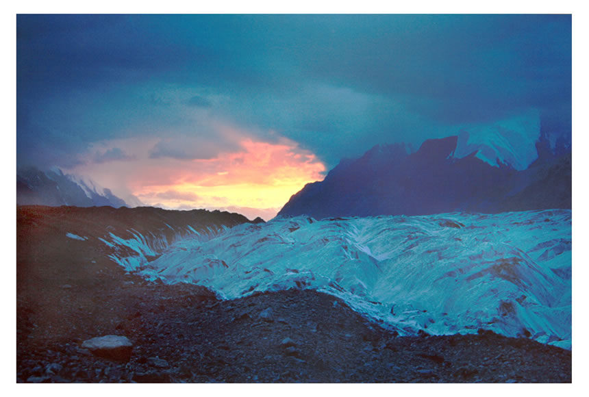 Engilchek Glacier, 4200 m alt, Kyrgyzstan