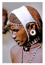Maasai moran, Kenya